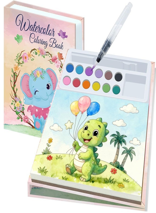 Kalysky Paint with Water Books for Kids Ages 4-8, Mess Free Water Color Painting Set for Toddlers, Travel-Friendly & Birthday Gift - Image 1